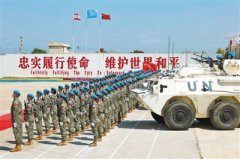 威尼斯人网址：中国赴黎巴嫩维和部队完成轮换交接